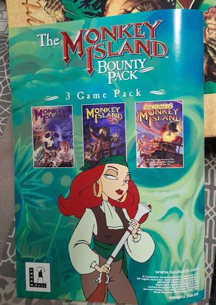 Monkey Island Bounty Pack (4 game bundle) Big Box pc game