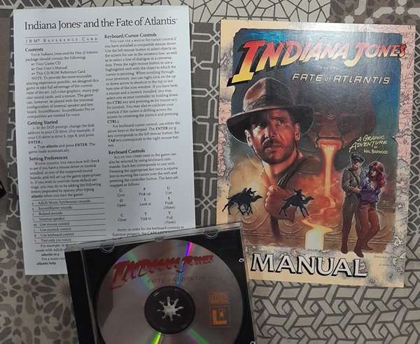 Indiana Jones and the Last Crusade PC Game with Fate of Atlantis CD-ROM