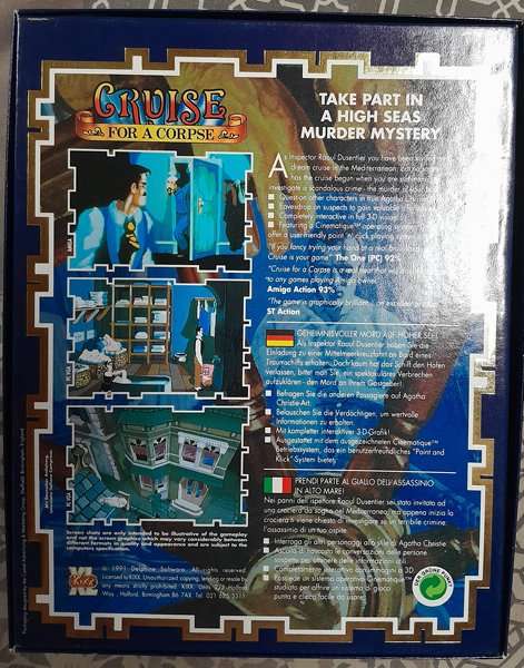 Cruise for a Corpse (Talkie version) PC game Big Box