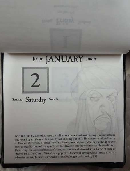 Discworld - Hogfather DVD + 1999 Day-to-Day Calendar (Terry Pratchett, Paul Kidby, Stephen Briggs)