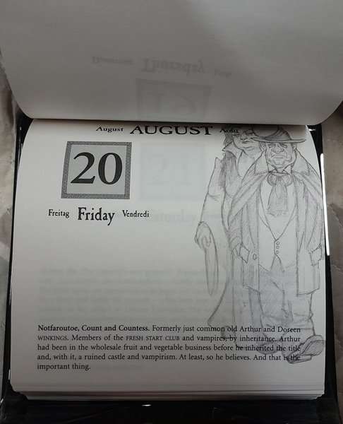 Discworld - Hogfather DVD + 1999 Day-to-Day Calendar (Terry Pratchett, Paul Kidby, Stephen Briggs)