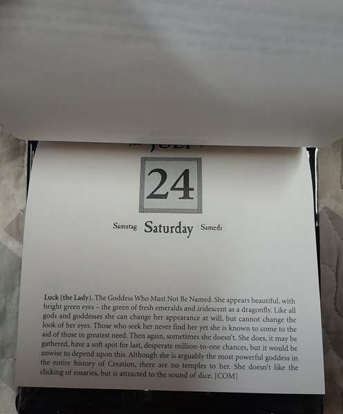 Discworld - Hogfather DVD + 1999 Day-to-Day Calendar (Terry Pratchett, Paul Kidby, Stephen Briggs)