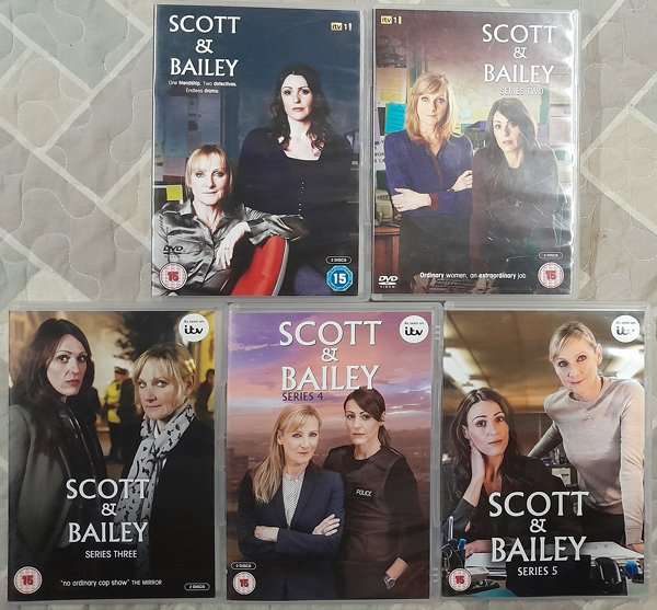 Scott & Bailey - Complete series DVD (Series 1 to 5, 9 discs)