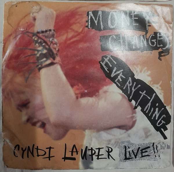 4 x 7" single bundle (Cyndi Lauper, Madonna, Audrey Landers)