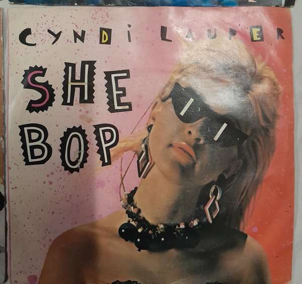 4 x 7" single bundle (Cyndi Lauper, Madonna, Audrey Landers)