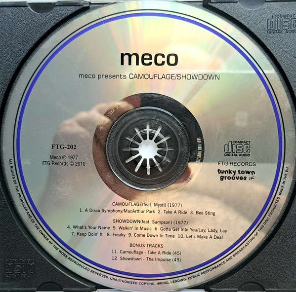 Meco - Meco Presents Camouflage / Showdown CD