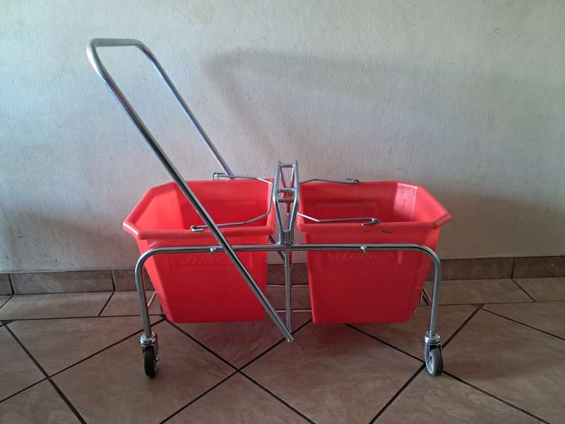 Large Professional Cleaners' Mop Trolleys