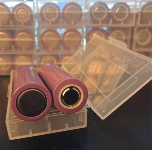 240 x Rechargeable 18650 1200mAh 3.7V batteries