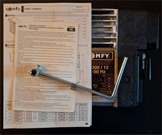 New SOMFY Compact Motor for Roller Door (Retail R7000)