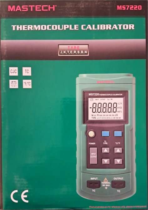 NEW MASTECH MS7220 THERMOCOUPLE CALIBRATOR