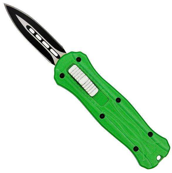 Goblin Blood Mini Green Automatic OTF Knife