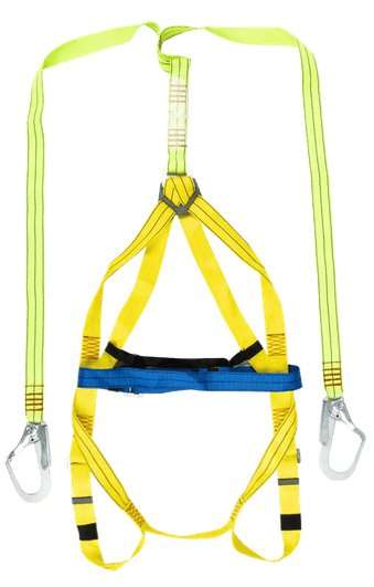 Certified Full Safety Harness with 2 Shock Absorbing Lanyards
