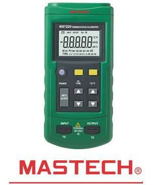 NEW MASTECH MS7220 THERMOCOUPLE CALIBRATOR