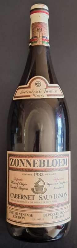 1983 Zonnebloem Cabernet Sauvignon Magnum 1,5L
