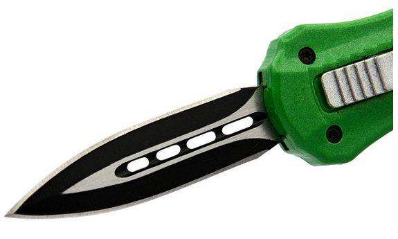 Goblin Blood Mini Green Automatic OTF Knife