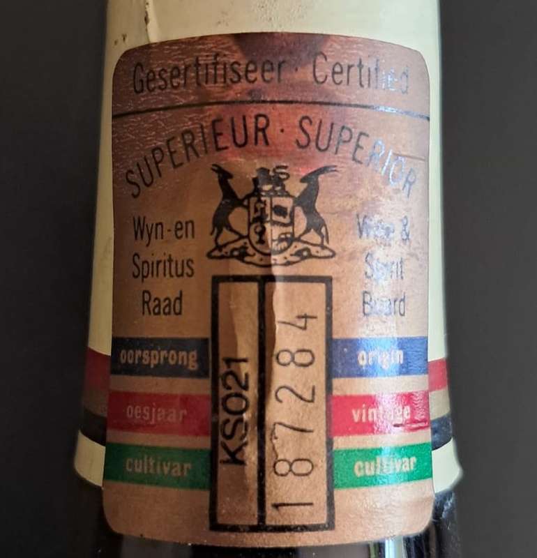 1983 Zonnebloem Cabernet Sauvignon Magnum 1,5L