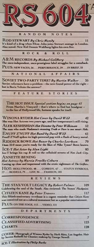 Rolling Stone Magazine - Issue 604
