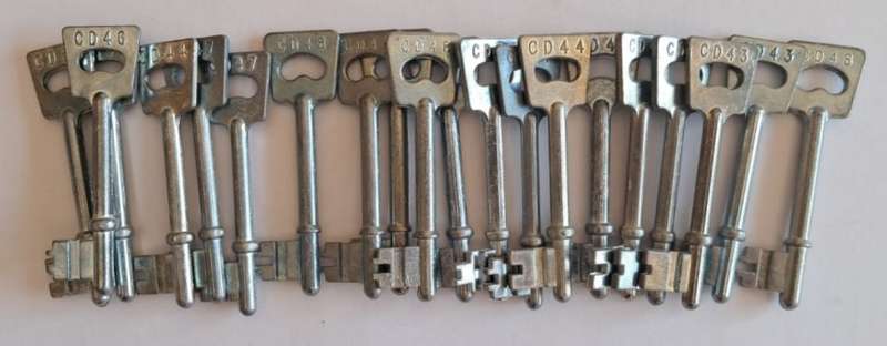 Lot of new door lock keys (CDxx range)