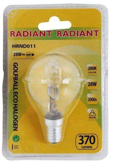 BULK LOT of 10 x Radiant Halogen 28W Globes