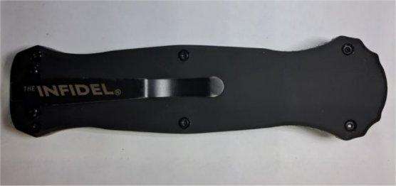 Automatic OTF Knife with double edged blade