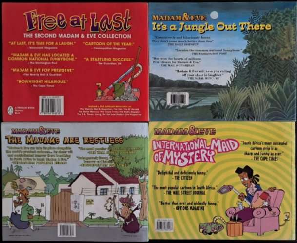 4 x Madam and Eve Collection Books