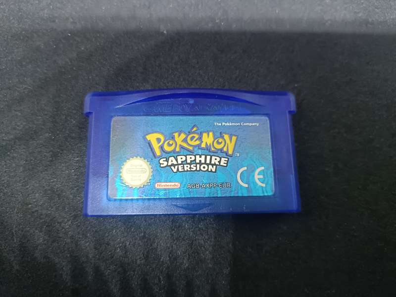 Limited Edition Gameboy Advance SP, Kyogre, Pokemon Sapphire GBA Game, Kyogre Pouch, Nintendo