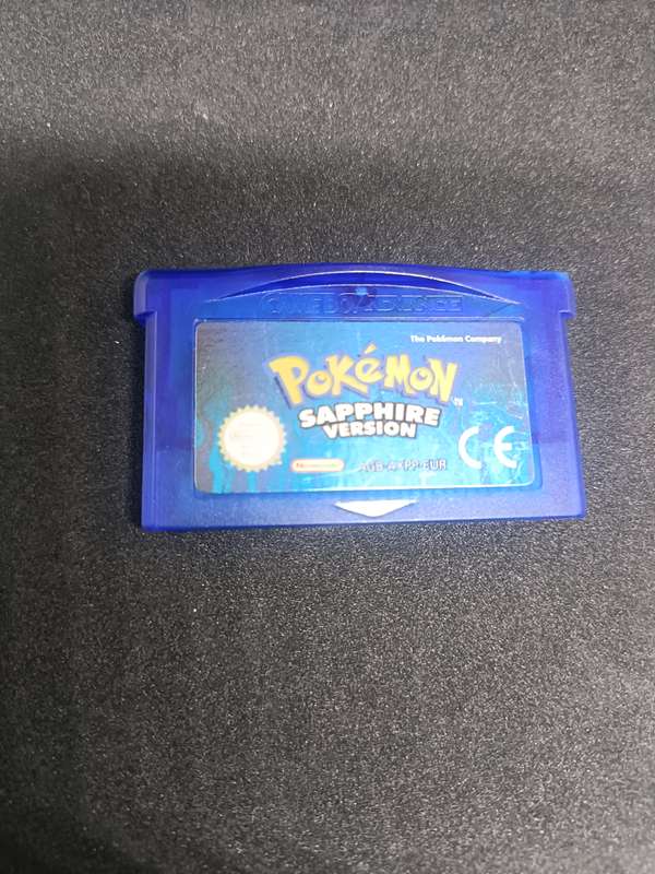 Limited Edition Gameboy Advance SP, Kyogre, Pokemon Sapphire GBA Game, Kyogre Pouch, Nintendo