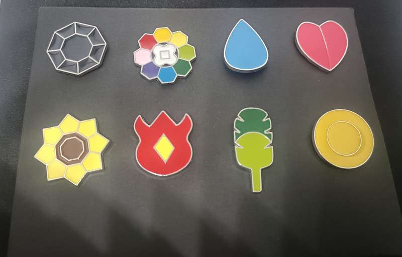 Pokemon Gym Badges (Kanto Region)