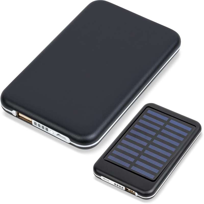 Eclipse Solar Power Bank - 5,000mAh - Black