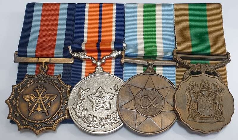 Set of 4 SADF medals