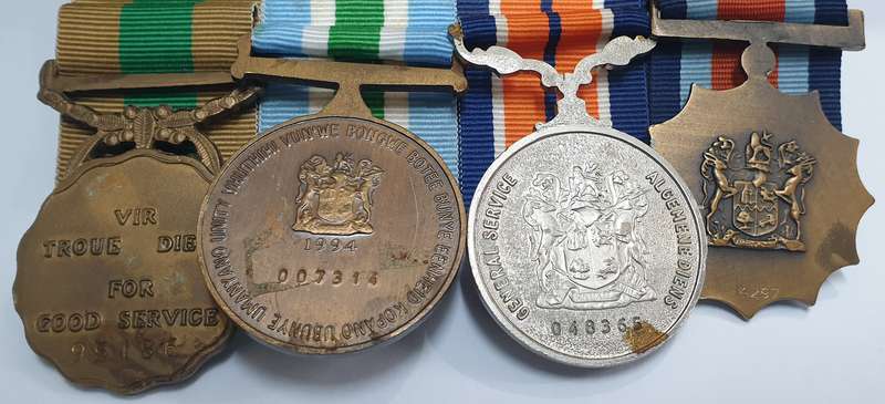 Set of 4 SADF medals