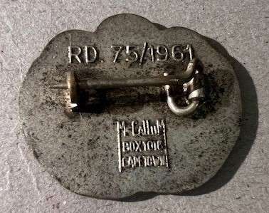 RSA 31 MAY 1961 REPUBLIC PIN BACK BADGE