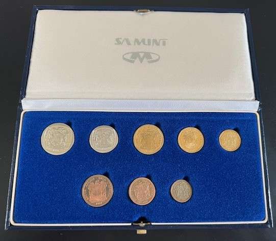 RSA 1991 PROOF COIN SET IN SA MINT CASE