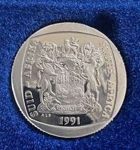 RSA 1991 PROOF COIN SET IN SA MINT CASE
