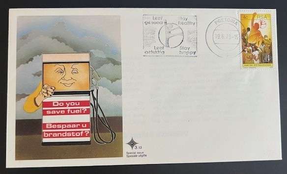 RSA 1979 HEATH YEAR FIRST DAY CANCELLED ON FDC 3.13, IN STEAD OF FDC 3.15 - UNUSUAL!