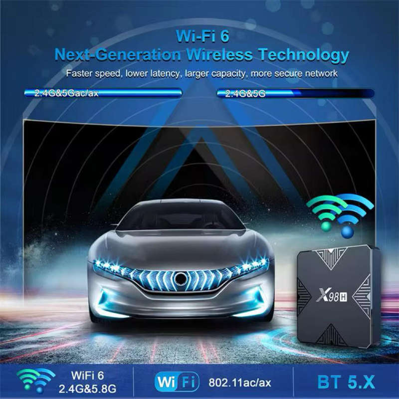 X98H Allwinner H618 Android 12 tv box with iptv 1year subscription