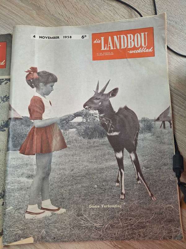 Antique Landbou Weekblad Magazines