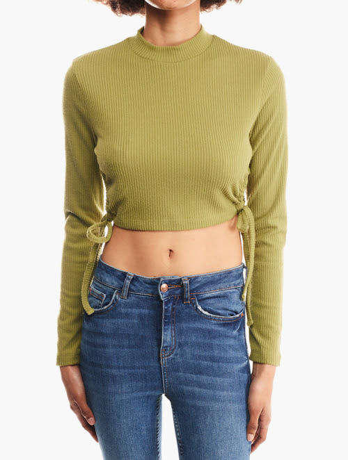 Fatigue Keyhole Cropped Top