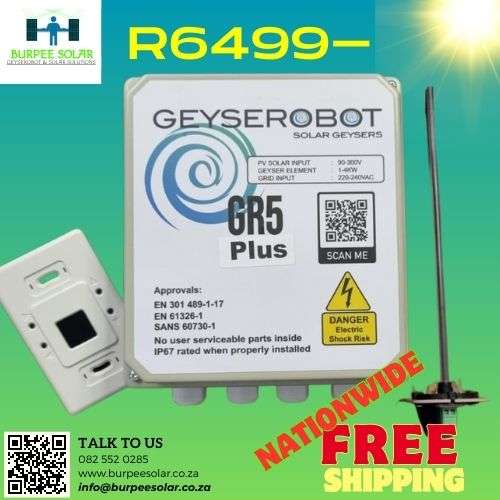 Geyserobot GR5 Solar geyser conversion