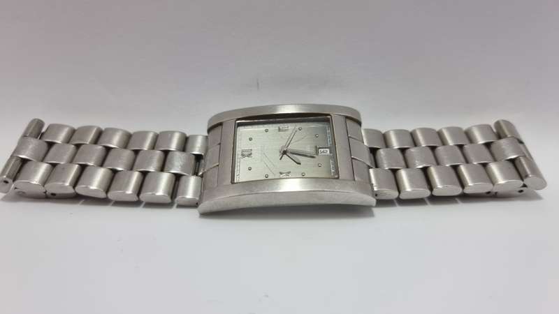 Fossil Arkitekt Steel quartz date (for parts/repair)