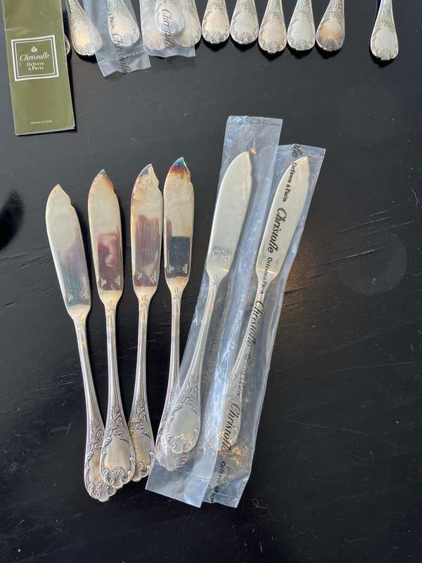 Christofle Marly Silver-Plated Cutlery  Classic French Elegance