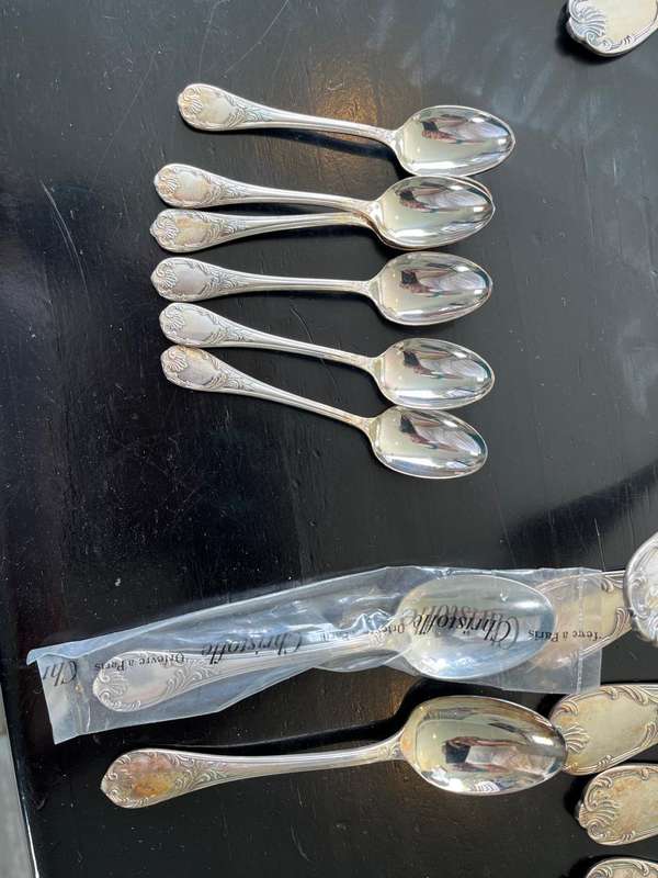 Christofle Marly Silver-Plated Cutlery  Classic French Elegance