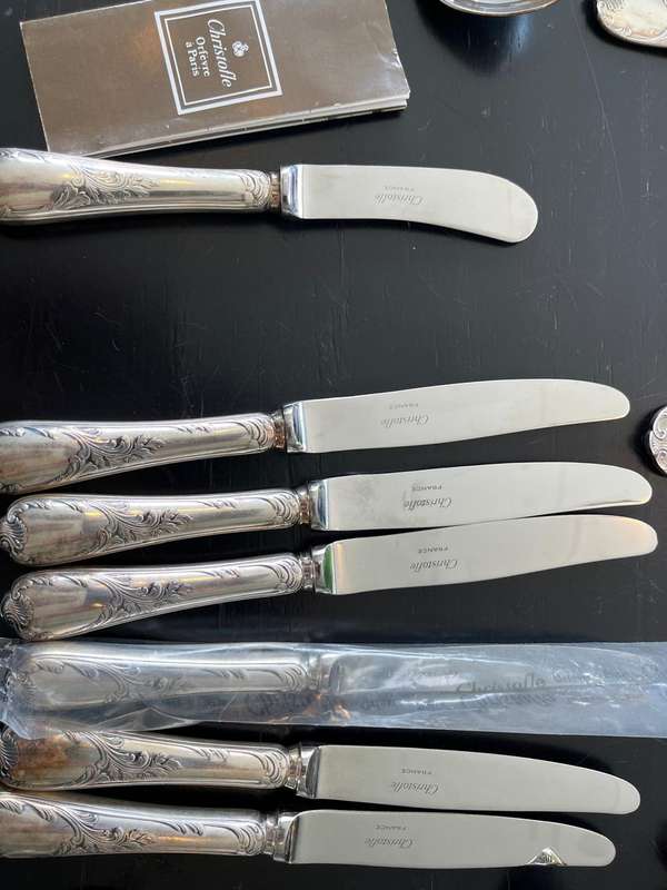Christofle Marly Silver-Plated Cutlery  Classic French Elegance