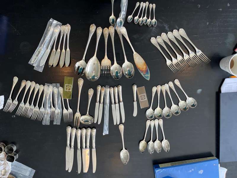 Christofle Marly Silver-Plated Cutlery  Classic French Elegance