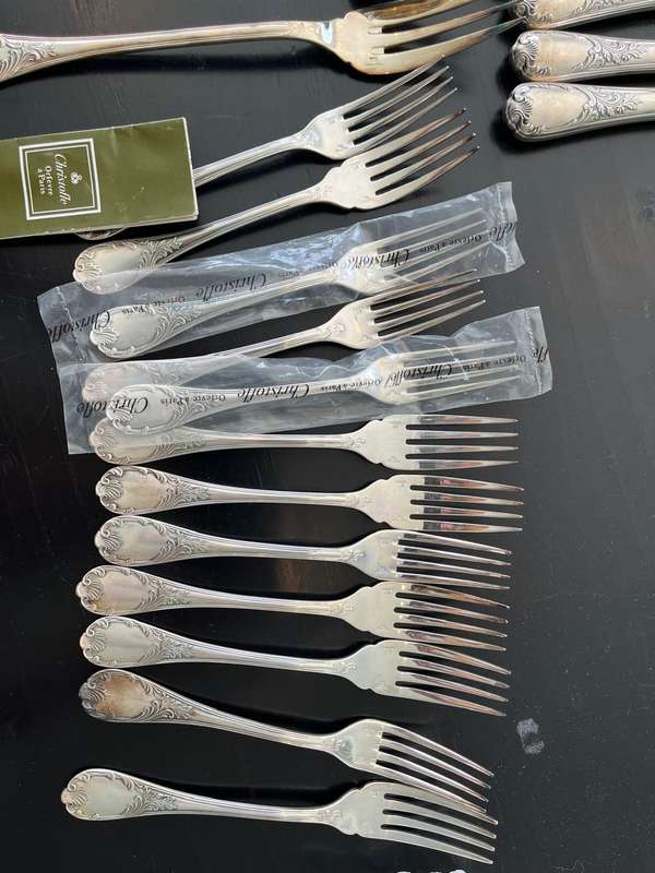 Christofle Marly Silver-Plated Cutlery  Classic French Elegance