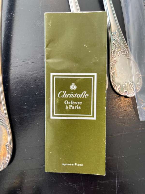 Christofle Marly Silver-Plated Cutlery  Classic French Elegance
