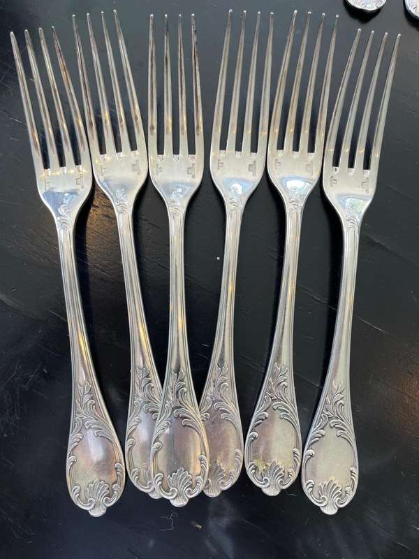 Christofle Marly Silver-Plated Cutlery  Classic French Elegance
