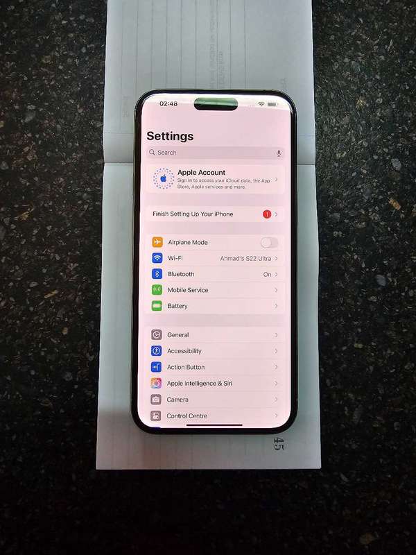 IPhone 15 pro max 256gb white titanium
