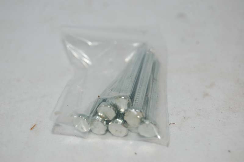 SOLID BRASS BOLT AND NUTS 2PCES 6MM BY 50MM