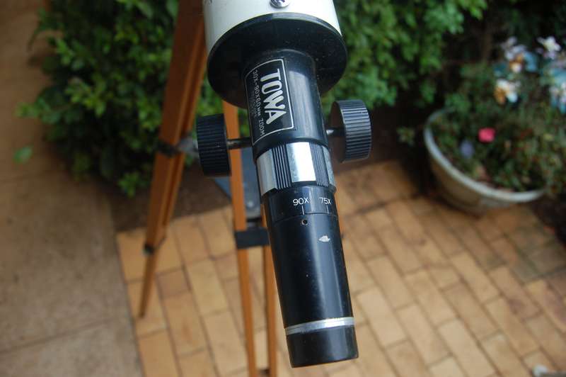 Vintage home Telescope with wooden fully adjusted tripod and swivel head 30x to 90x magnification